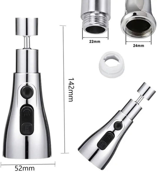 Nubilous Tap Extender for Kitchen Sink Flexible Faucet with Tap Extension for Convenient Use Upgrade Your Kitchen Sink with Flexible Tap for Easy Access