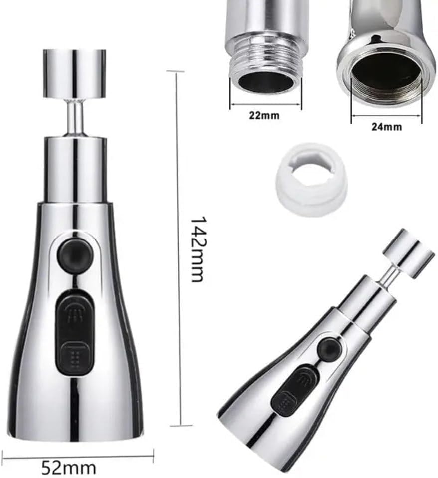 Nubilous Tap Extender for Kitchen Sink Flexible Faucet with Tap Extension for Convenient Use Upgrade Your Kitchen Sink with Flexible Tap for Easy Access