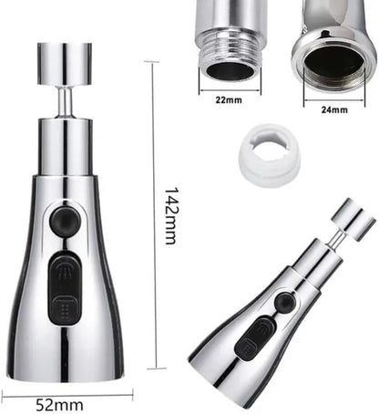 Nubilous Tap Extender for Kitchen Sink Flexible Faucet with Tap Extension for Convenient Use Upgrade Your Kitchen Sink with Flexible Tap for Easy Access