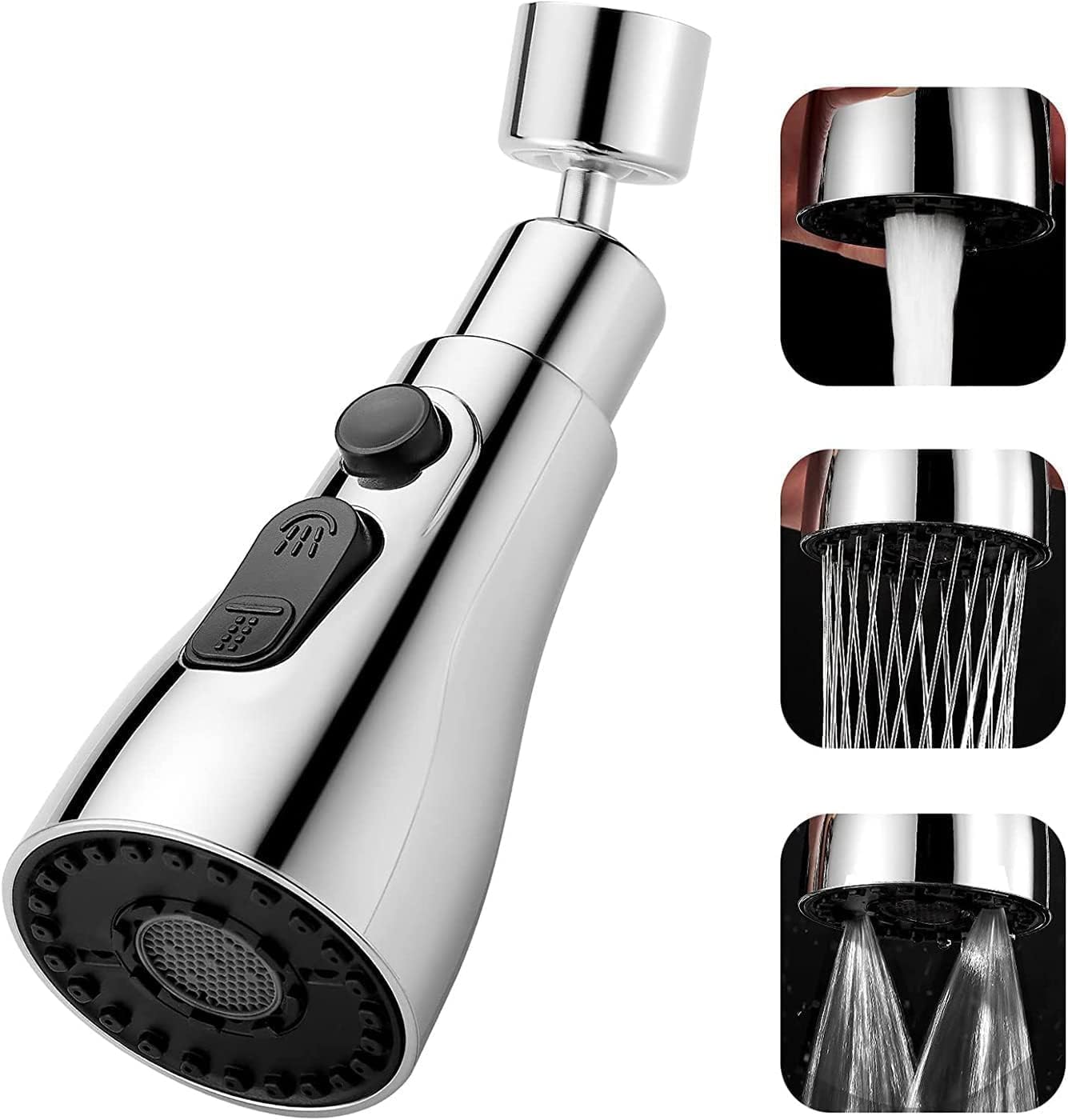 Nubilous Tap Extender for Kitchen Sink Flexible Faucet with Tap Extension for Convenient Use Upgrade Your Kitchen Sink with Flexible Tap for Easy Access